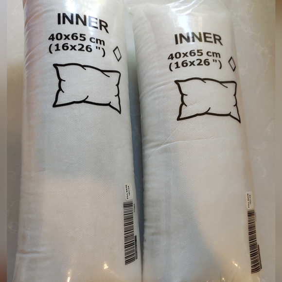 IKEA Pillow Inserts (2) 16" x 26" Throw Cushions - Picture 2 of 5